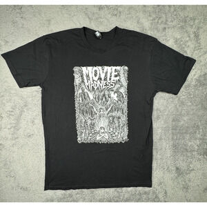 Movie Madness Portland Oregon Shirt VHS Rental Tee Black Adult L Graphic T
